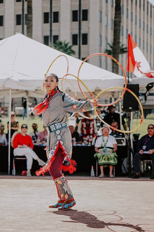 ShanDien Sonwai LaRance Carries On Native American Tradition, Culture, and Legacy Through Hoop Dance ShanDien Sonwai LaRance Carries On Native American Tradition, Culture, and Legacy Through Hoop Dance